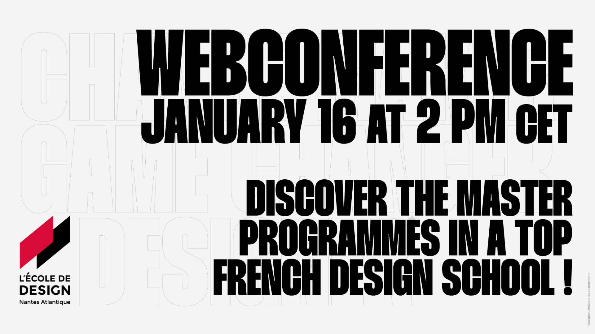 webconference january 16 le studio france