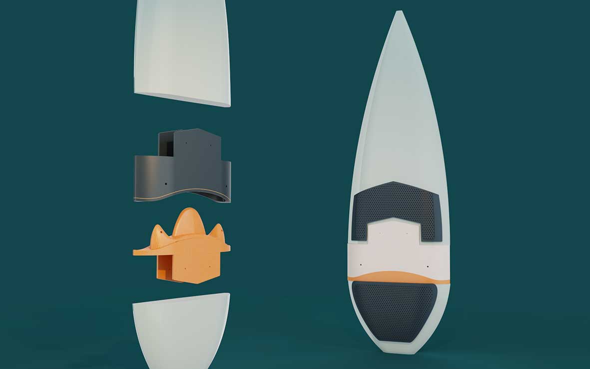 Planche nautique projet Flowter 