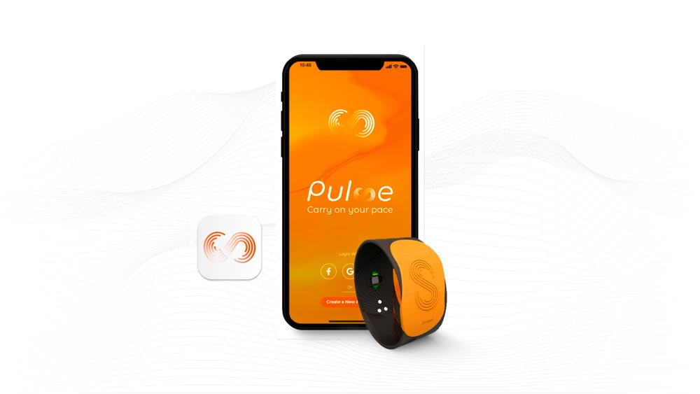 application et bracelet