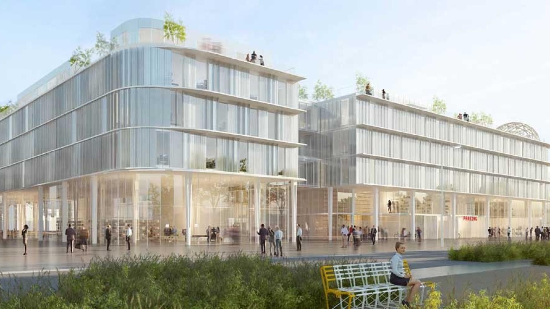 The south facade will overlook the future Prairie au Duc Sud park. © MIMRAM/JOUIN MANKU/GPAA Agencies. Images: Ida +