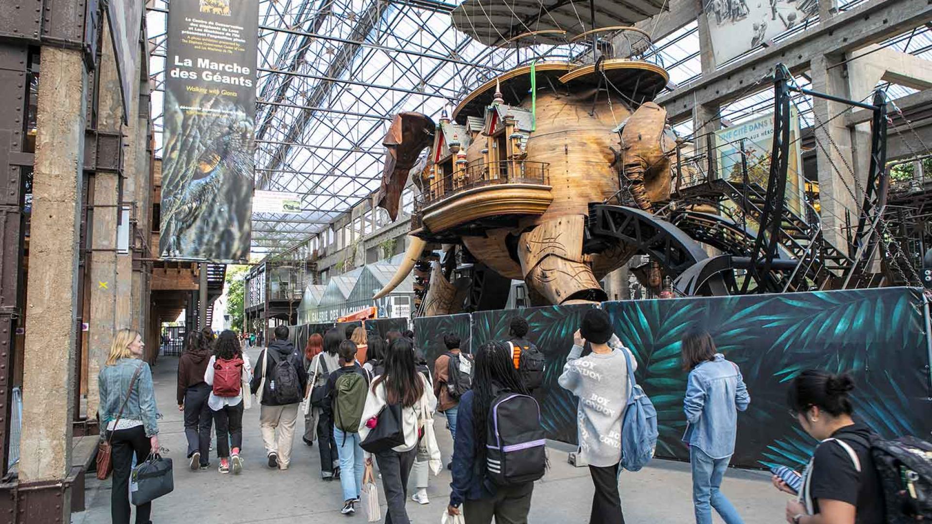 under the naves in Nantes