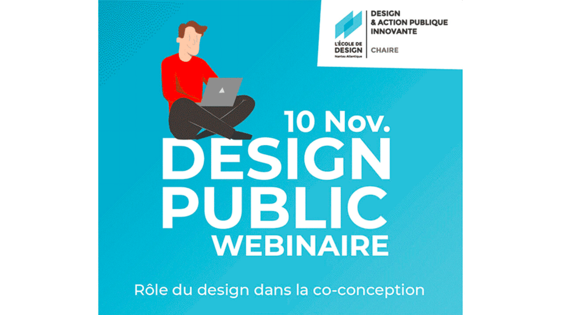 Webinaire 10 novembre Chaire Design & Action publique innovante