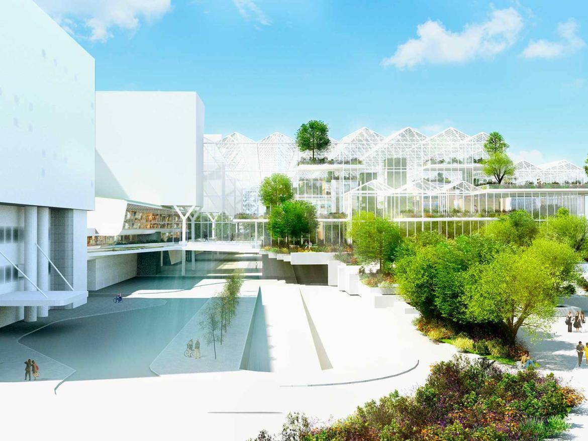 Catalyst Exterior - Photo credit: Except Integrated Sustainability, Schiphol Real Estat / Catalyst Schiphol Airport 