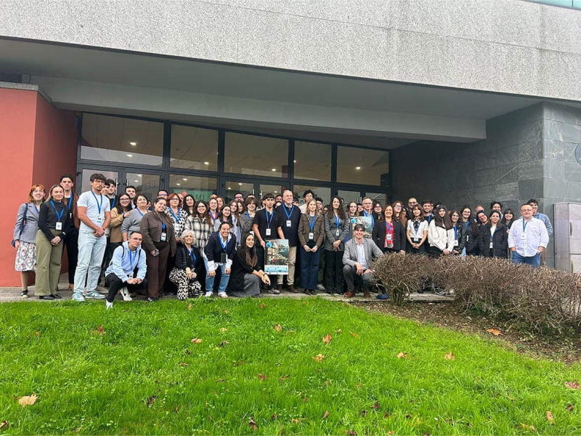 Rencontre des jeunes et partenaires du projet ATLIC, à Santiago de Compostela en Espagne (novembre 2025).