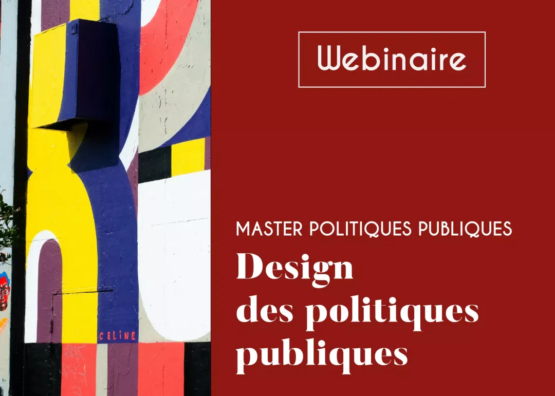 webinaire master design politiques publiques